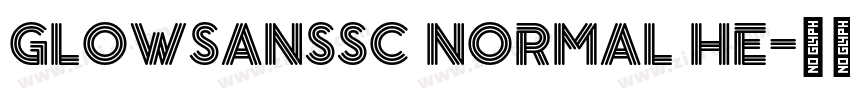 GlowSansSC Normal He字体转换